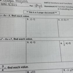 Unit 3 relations and functions homework 4