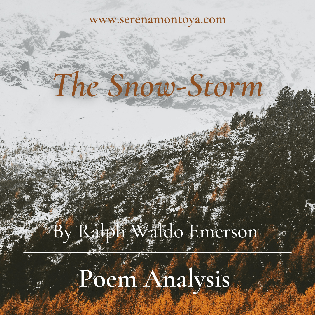 The snow storm by ralph waldo emerson