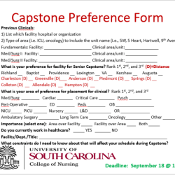 Capstone leadership and community health assessment