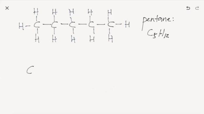 Identify the condensed formula for the skeletal drawing shown below.