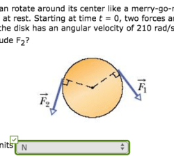 Has disk rotate uniform shows figure solved